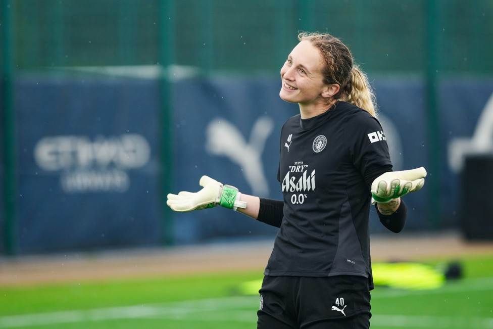 WHAT'S UP?: Katie Startup sharing a light hearted moment 