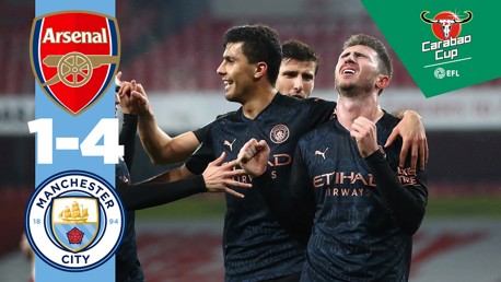 Match highlights: Arsenal 1-4 City