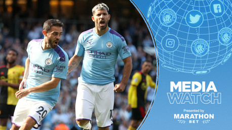 GOAL GETTERS: City's eight goal haul is still dominating the back pages.