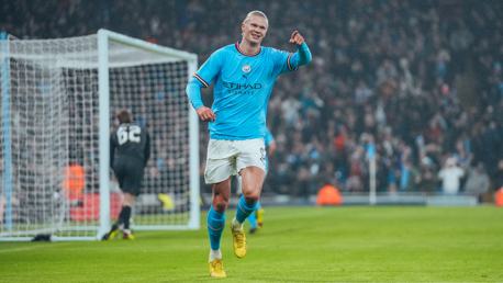 HAPPY HAALAND: Our number nine loved that one!