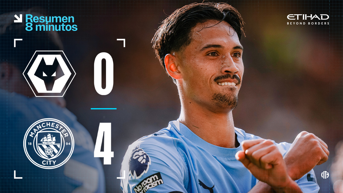 Wolves 0-4 City: resumen extendido