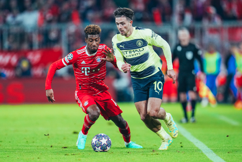 CLASSIFICADOS : Grealish em ação em Munique. 