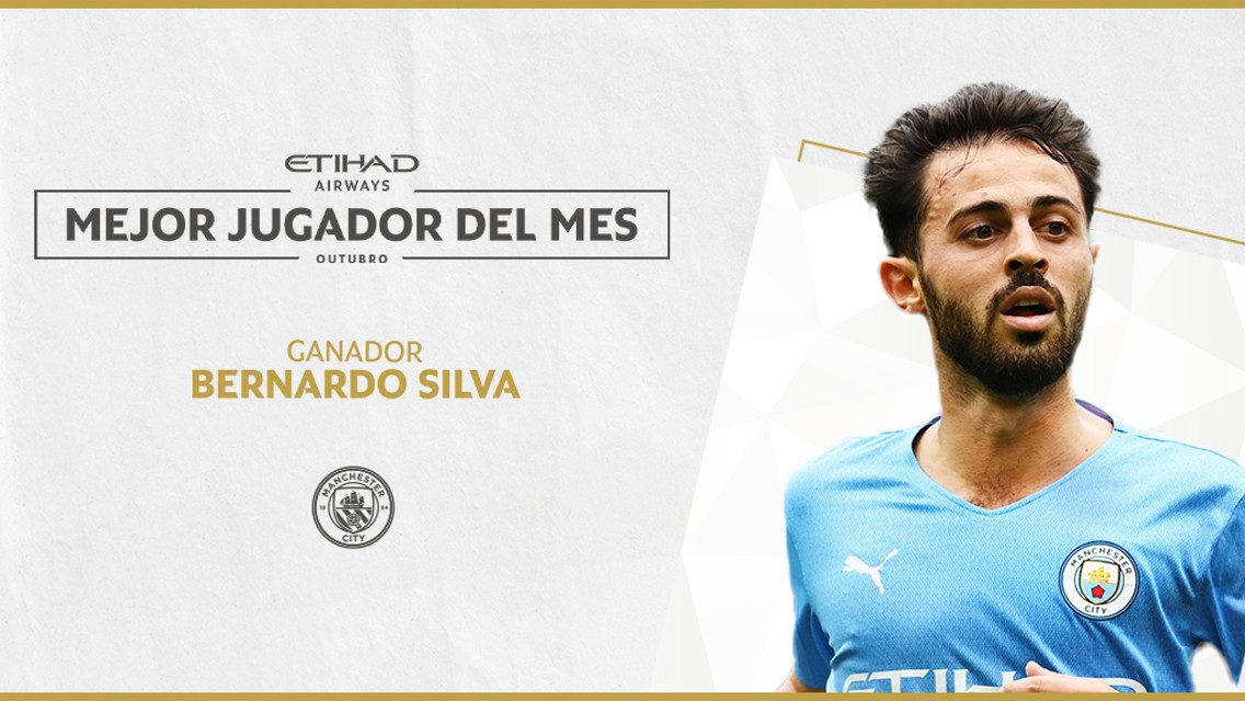 Bernardo, el Mejor del City en octubre