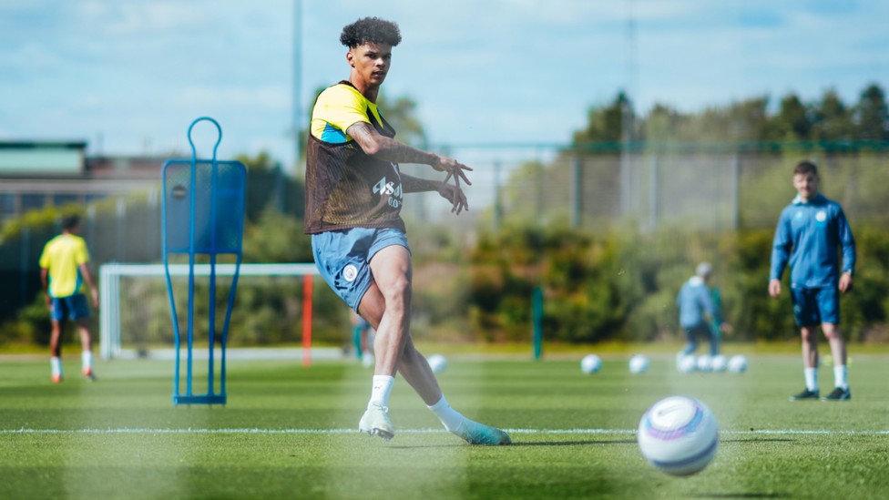 VOTE WINNER: Nico O'Reilly was on a high after being named as the Etihad Player of the Month for April.