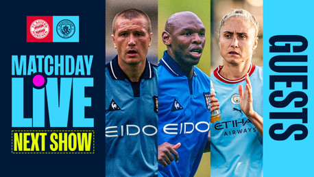 Bayern Munich v City: Matchday Live guests confirmed