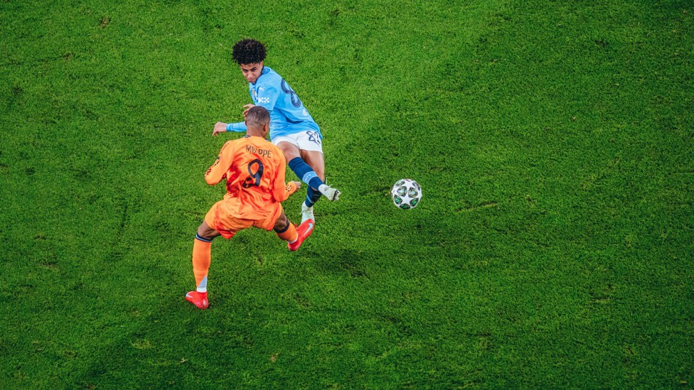 UP AGAINST THE BEST : No matter who Rico Lewis has faced, he's put his heart and soul into everything.