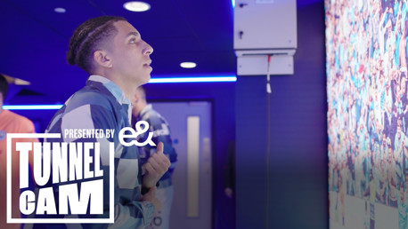 City 6-0 Burnley : Tunnel Cam