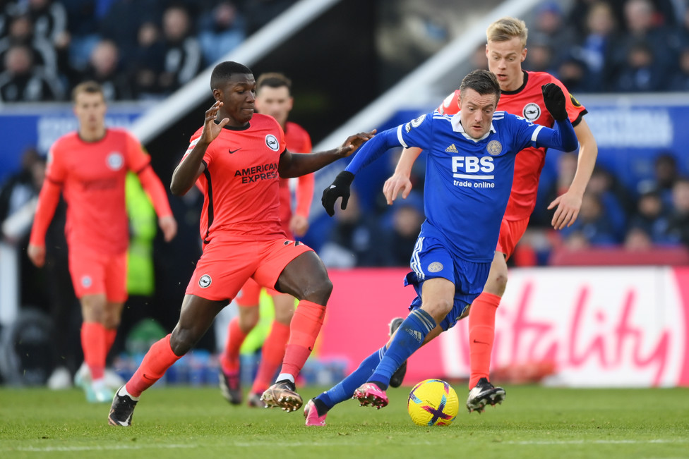 TEMPORADA COMPLICADA : Jamie Vardy marcou apenas um gol na atual Premier League.