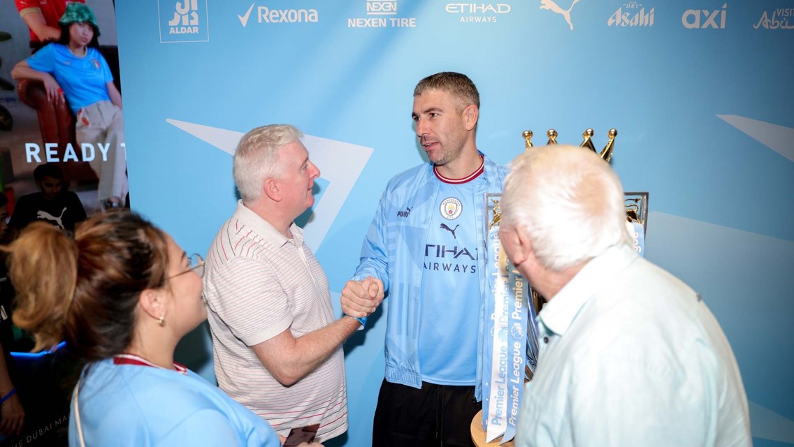 Kolarov part of successful Dubai Trophy Tour visit 