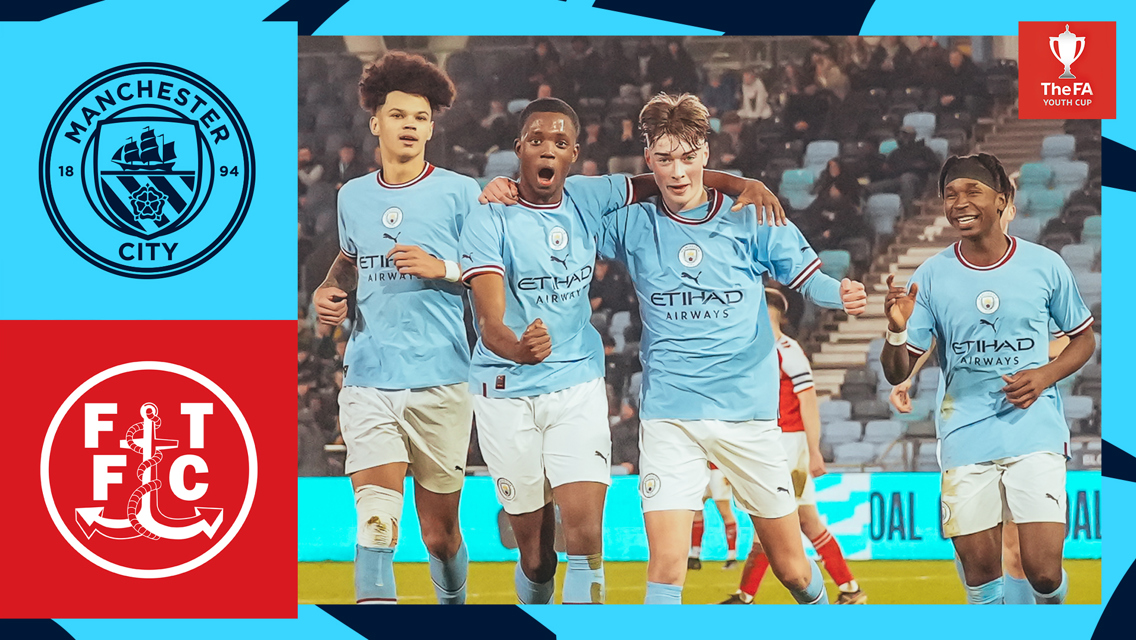 FA Youth Cup full-match replay: City v Fleetwood Town