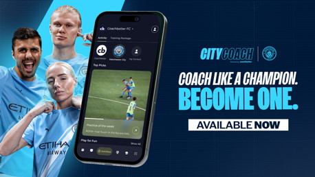 Manchester City launch global coaching content platform, ‘CityCoach’