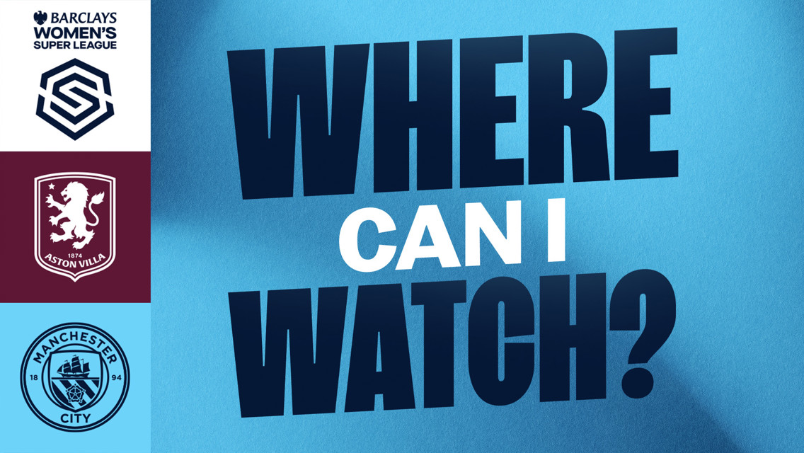 How can I watch Aston Villa v City on TV?