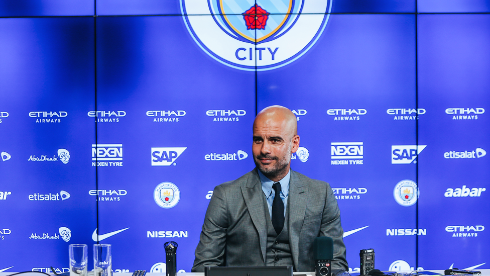 MEETING THE MEDIA : The boss sets out his plans in his first press conference
