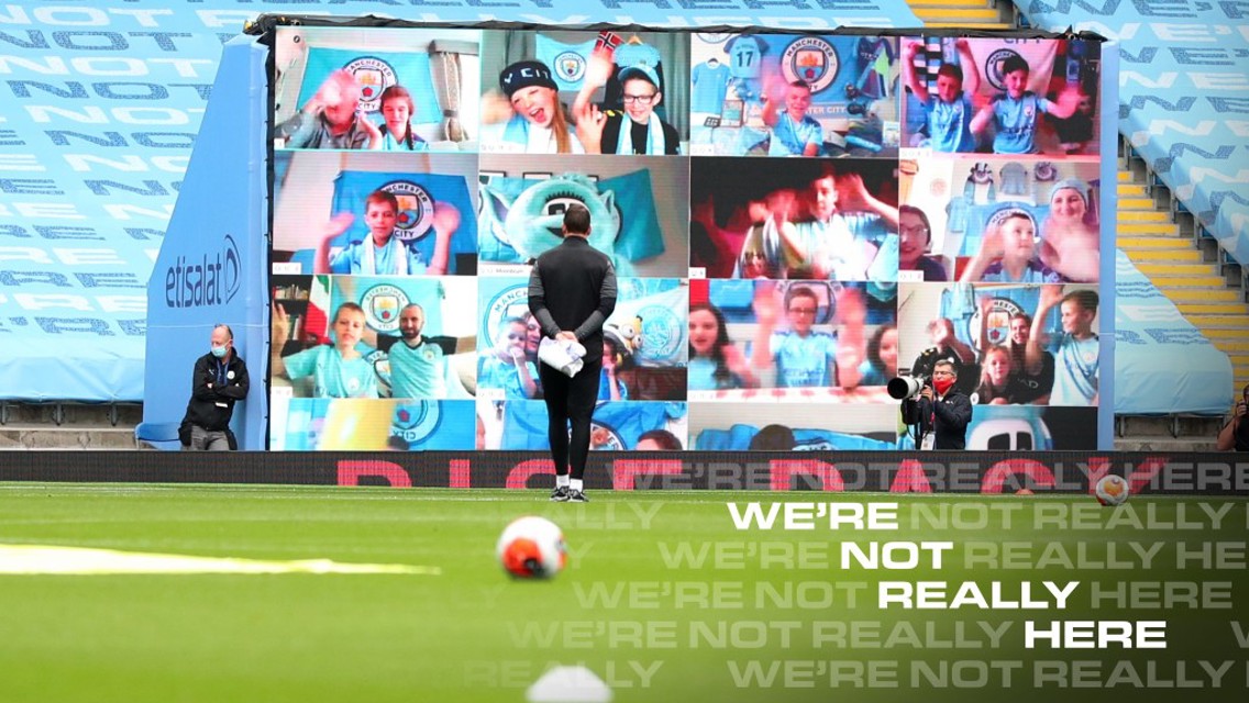 Para Pemenang Kompetisi Ambil Alih Fan Wall Di Stadion Etihad