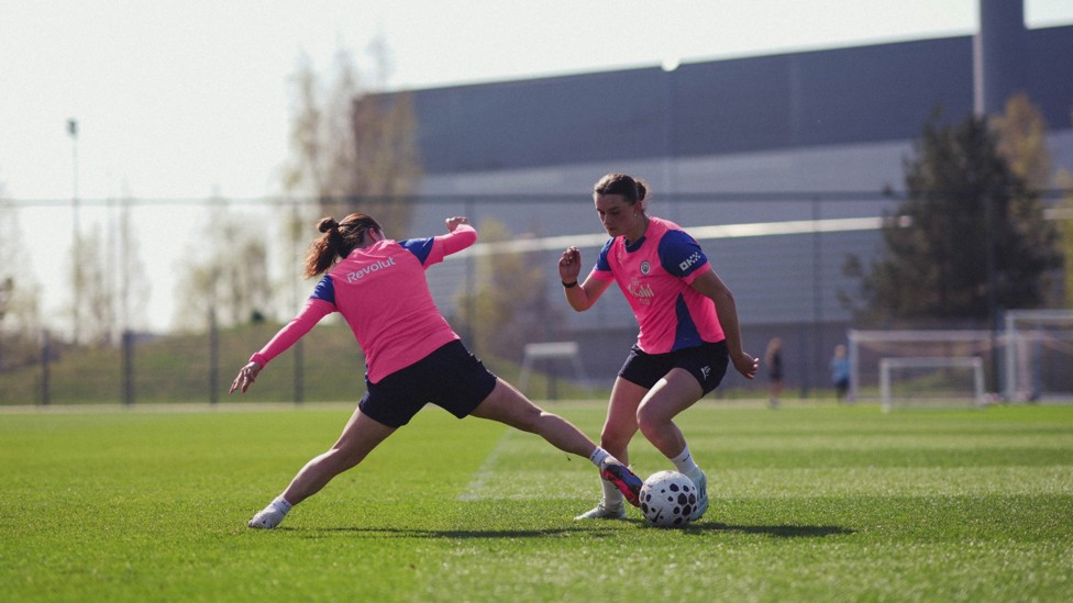 WING WIZARD  : Lily Murphy looks to skip past a challenge. 