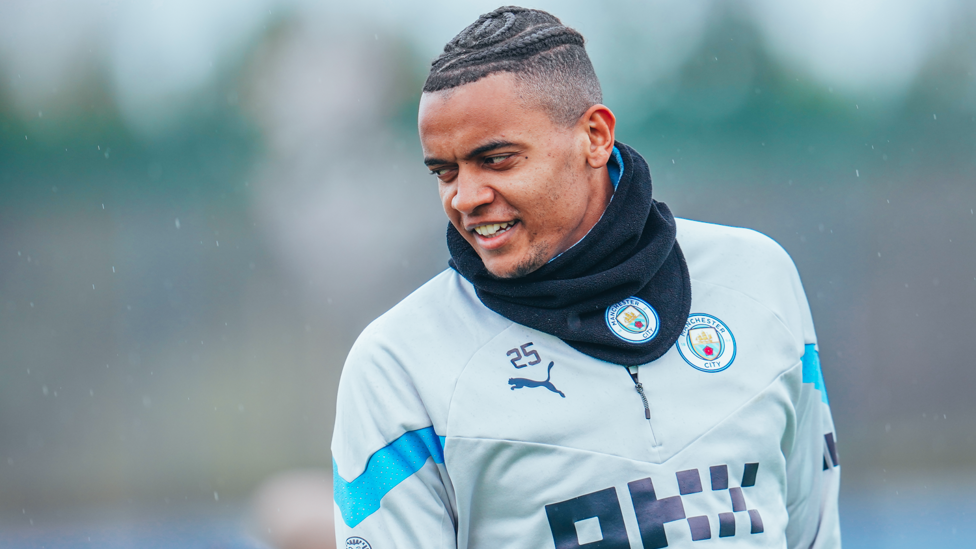 SWISS SMOULDER : Manuel Akanji taking in his surroundings