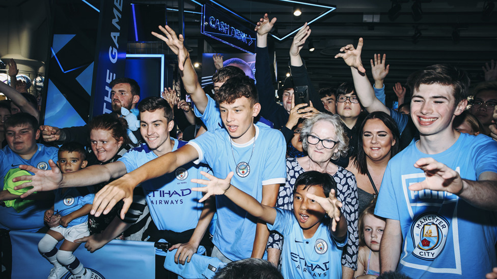 BEST FANS IN THE LAND AND ALL THE WORLD : Excitement levels :  100