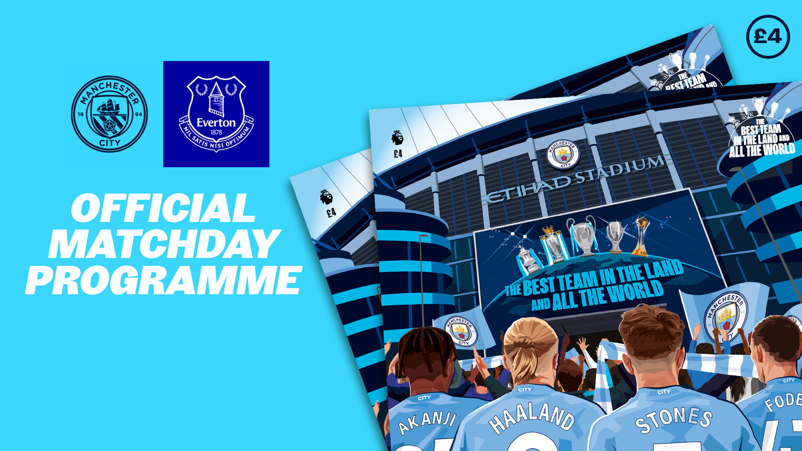 City v Everton KDB interview in Toffees edition