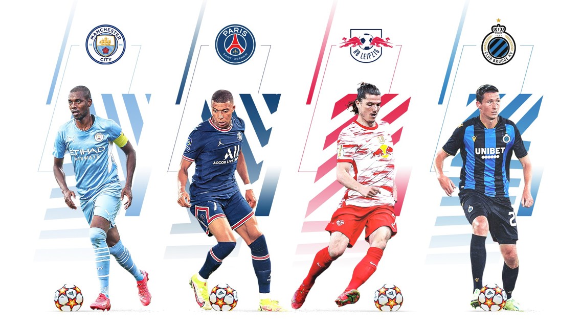 Ligue des Champions : City avec le PSG, le RB Leipzig et le Club Bruges