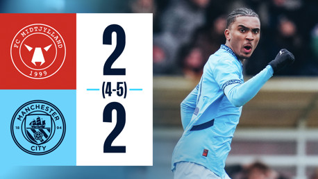 UEFA Youth League highlights: FC Midtjylland 2-2 City (4-5 pens)