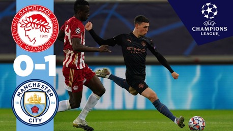 Olympiakos 0-1 City: Short highlights 