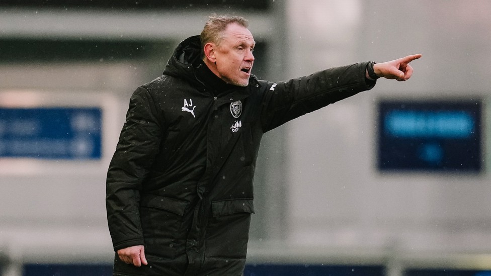 BOSSING IT : Andrée Jeglertz dishes out some instructions