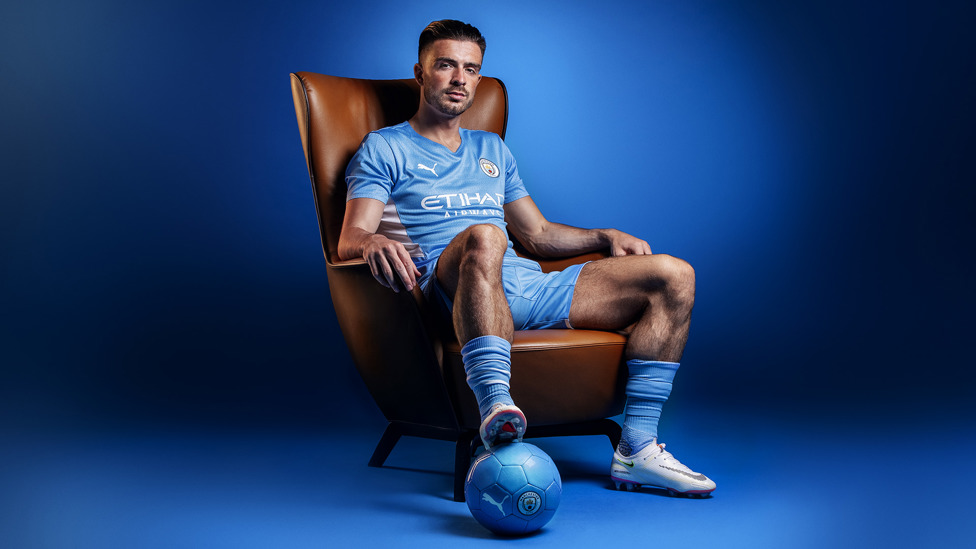 WELCOME, JACK : Manchester City sign Jack Grealish on a six-year-deal from boyhood club Aston Villa, 5th August 2021.