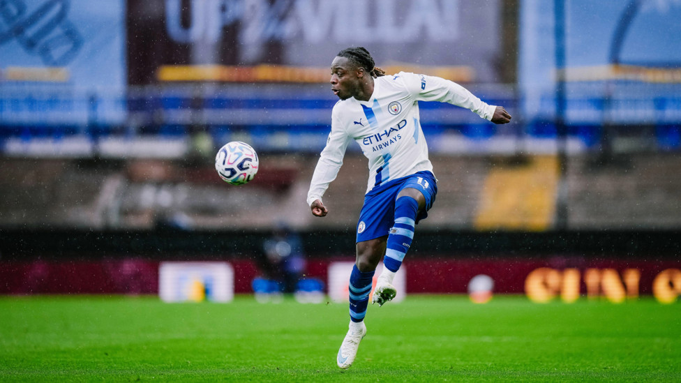 ON THE BALL: Jérémy Doku takes control.