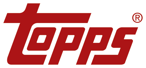Red Topps logo showing a stylized letter 'T' above the word 'Topps'.