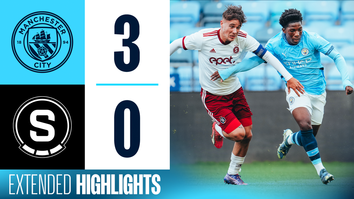 Extended highlights: City Under-19s 3-0 Sparta Prague Under-19s