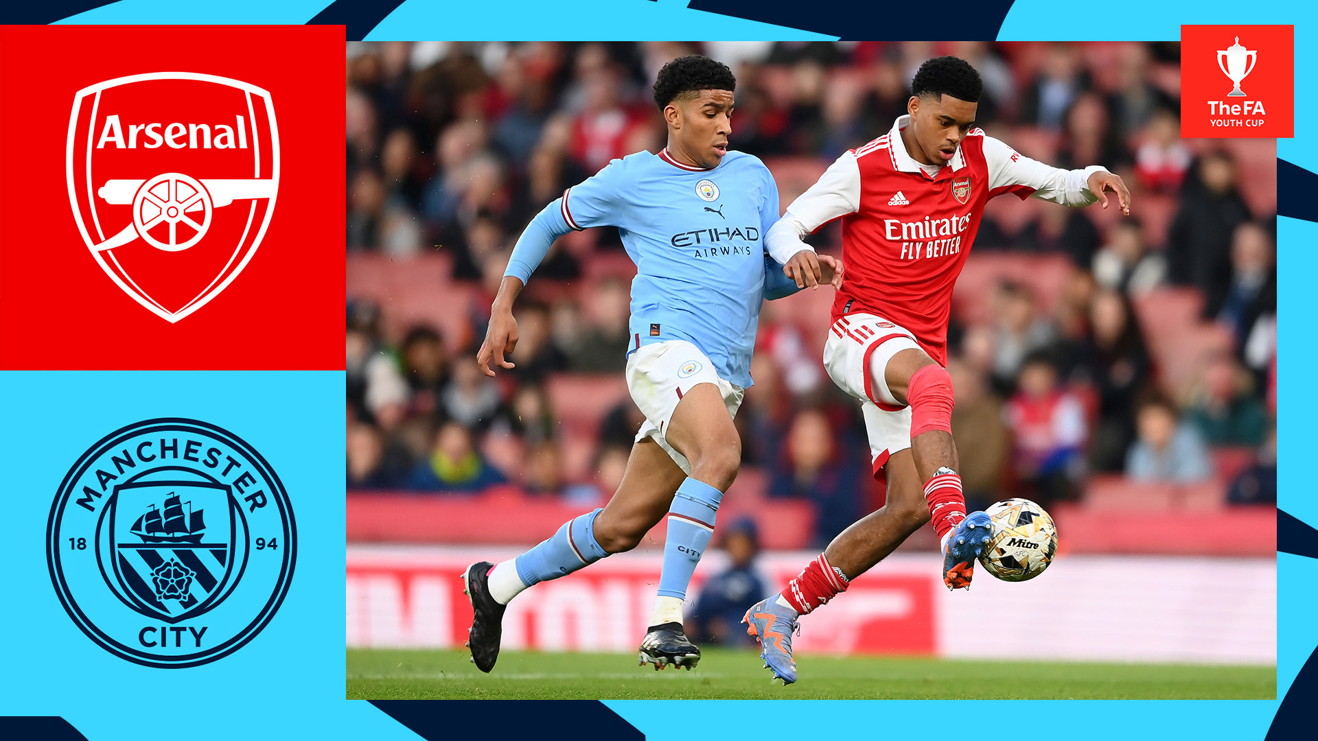 Fullmatch FA Youth Cup semifinal replay Arsenal v City