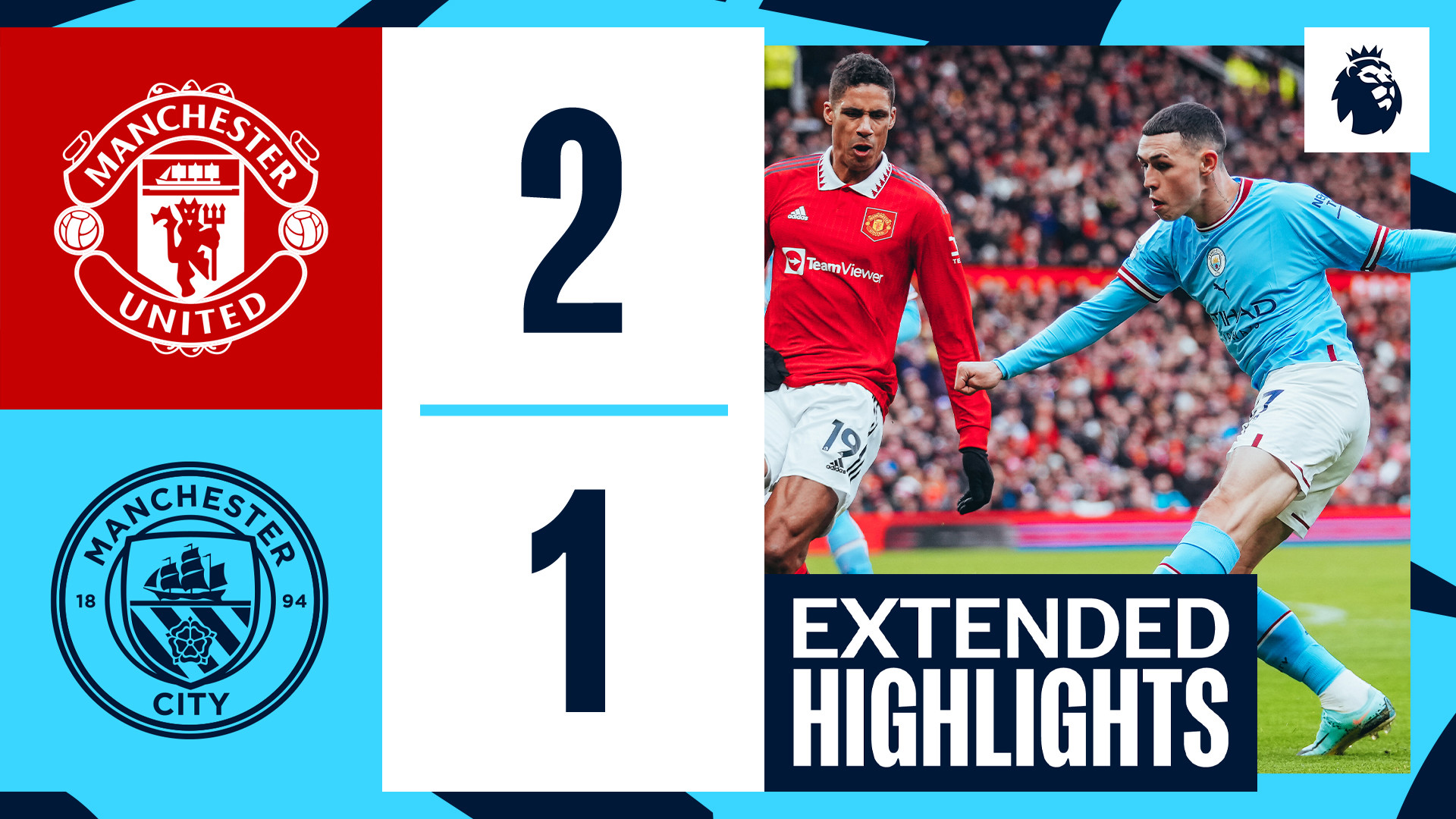 Le R sum Manchester United 2 1 City