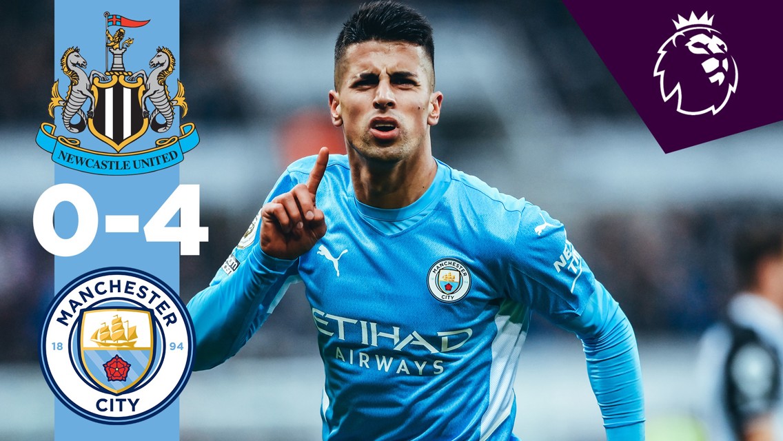 Newcastle 0-4 City: Short highlights