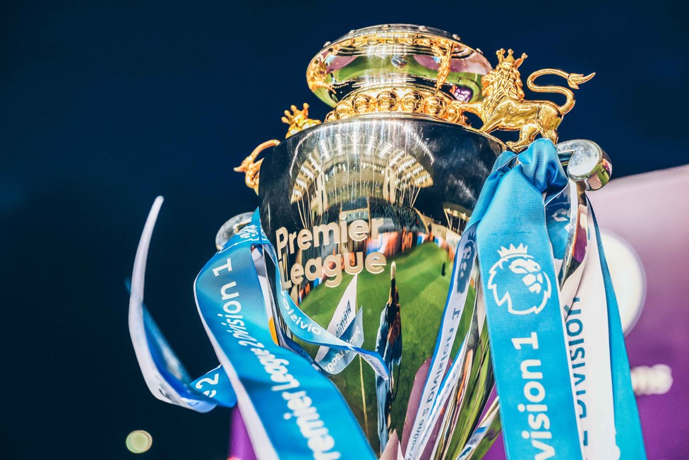 THE PRIZE : The PL2 trophy ready to be lifted at the Academy Stadium.
