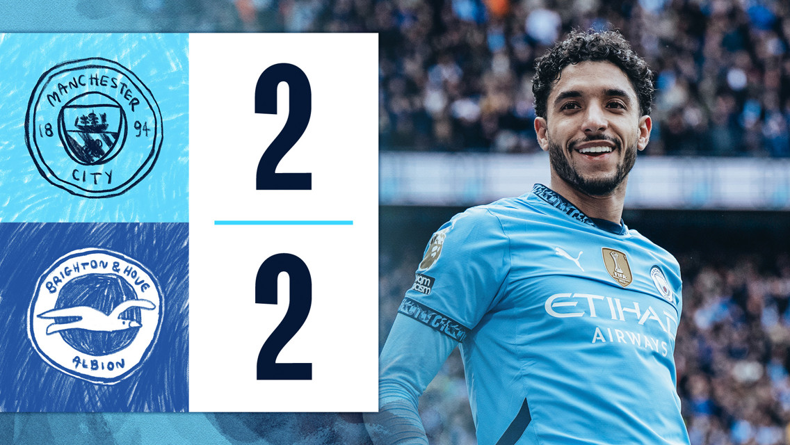 City 2-2 Brighton: resumen breve