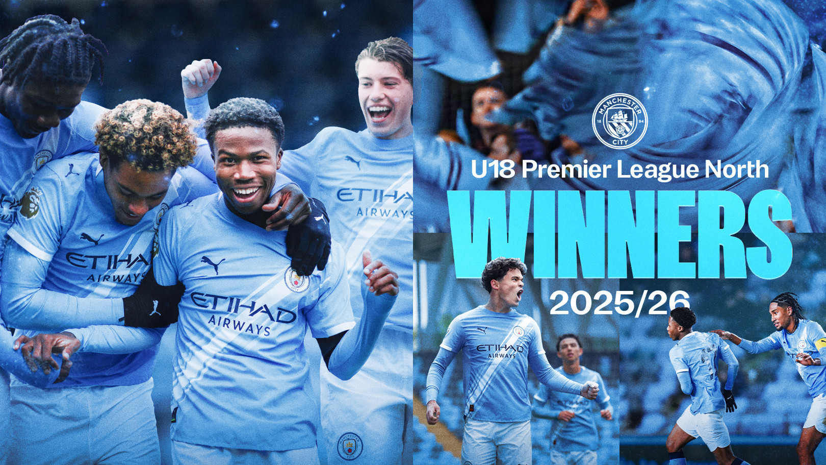 City win second successive Under-18 Premier League North title  
