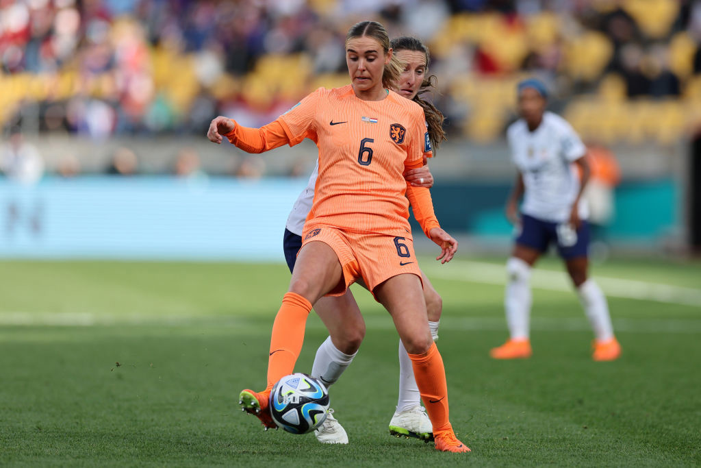CENTRE OF ATTENTION: Jill Roord in action against the United States