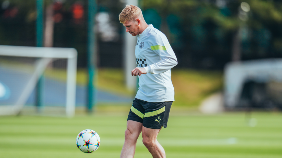 Kevin De Bruyne focused