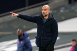 Pep Guardiola at the Tottenham Hotspur Stadium