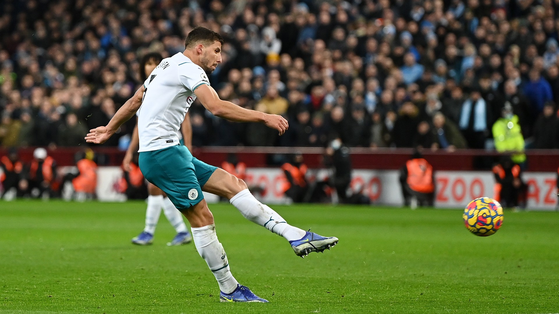 STRIKE ONE; Ruben Dias fires City ahead