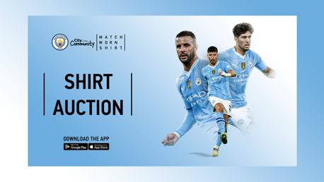 Signed City home shirts up for auction in aid of CITC