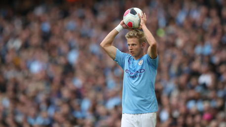 POSITIVE: Oleks Zinchenko is pleased with City's level of performance so far this season.