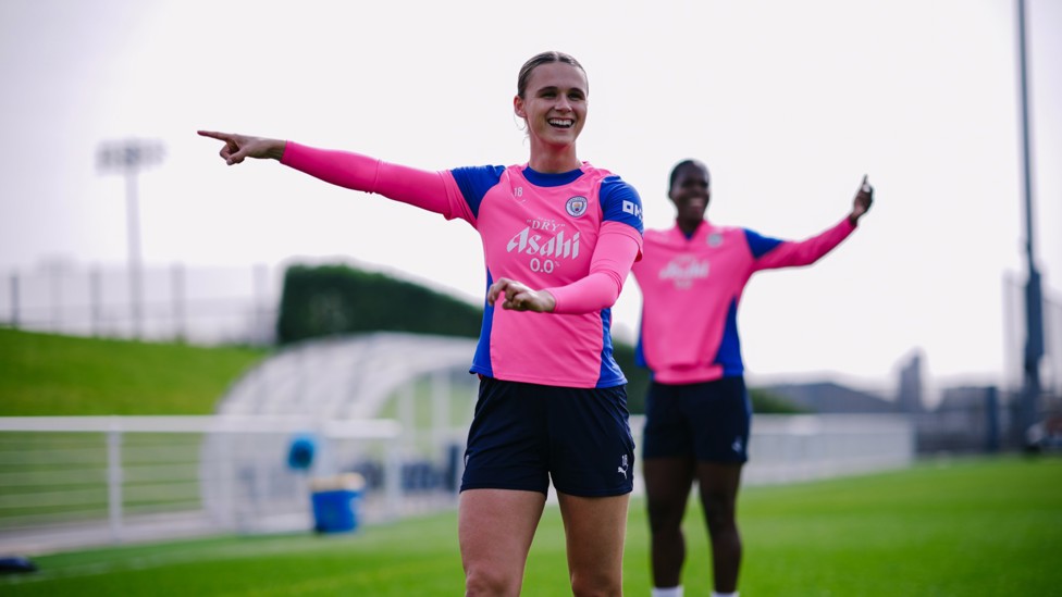 Which way? : Kerstin Casparij finds her way to the pitch