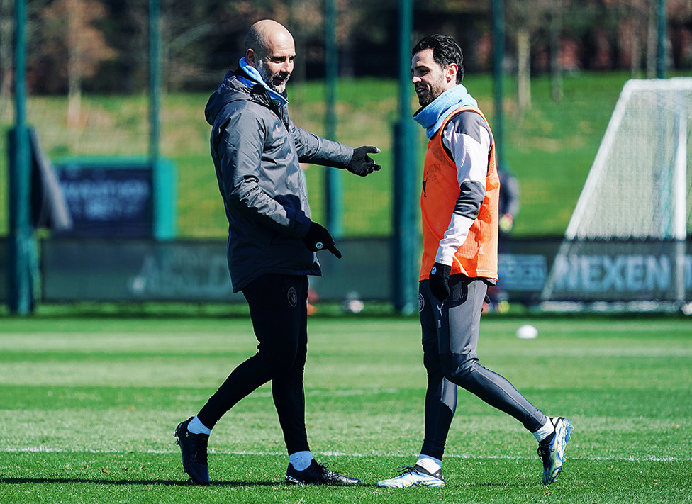 PEP TALK : The boss catches up with Bernardo Silva