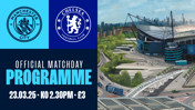 Kerolin the main interview in City v Chelsea match programme