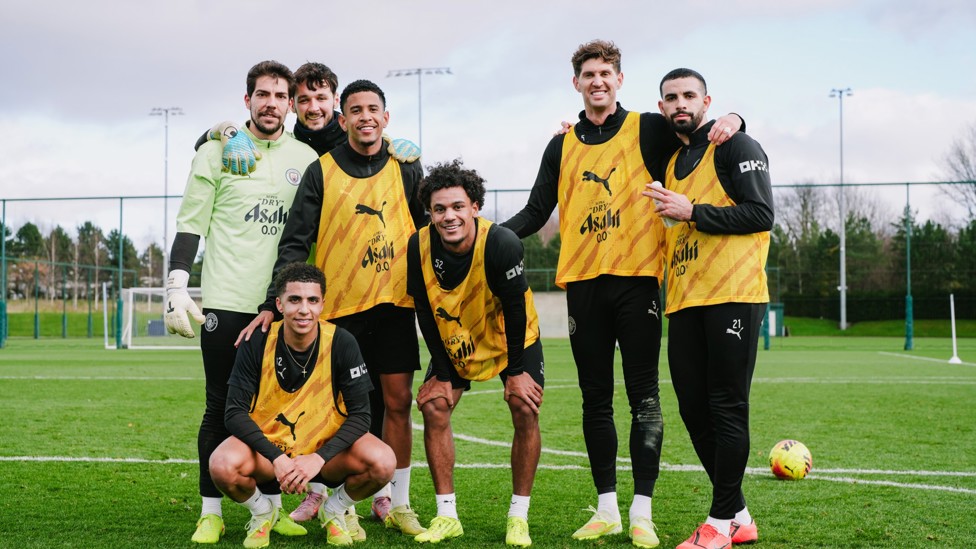 SQUAD GOALS : The winning team stop for a photo