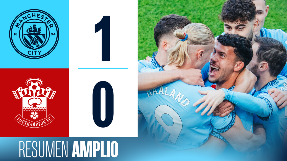 City 1-0 Southampton: resumen amplio