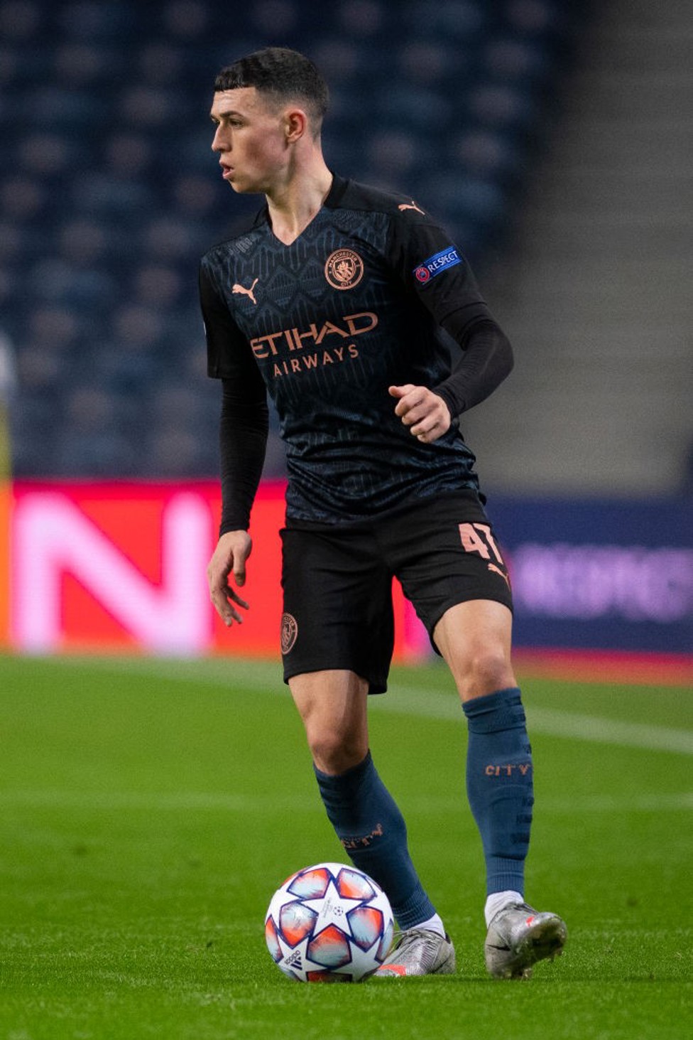 FANTASTIC MR FODEN: Our midfielder looks to unlock the Porto defence