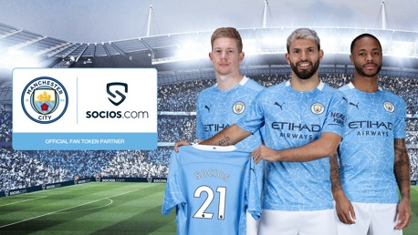 City and Socios.com launch Manchester City fan token 