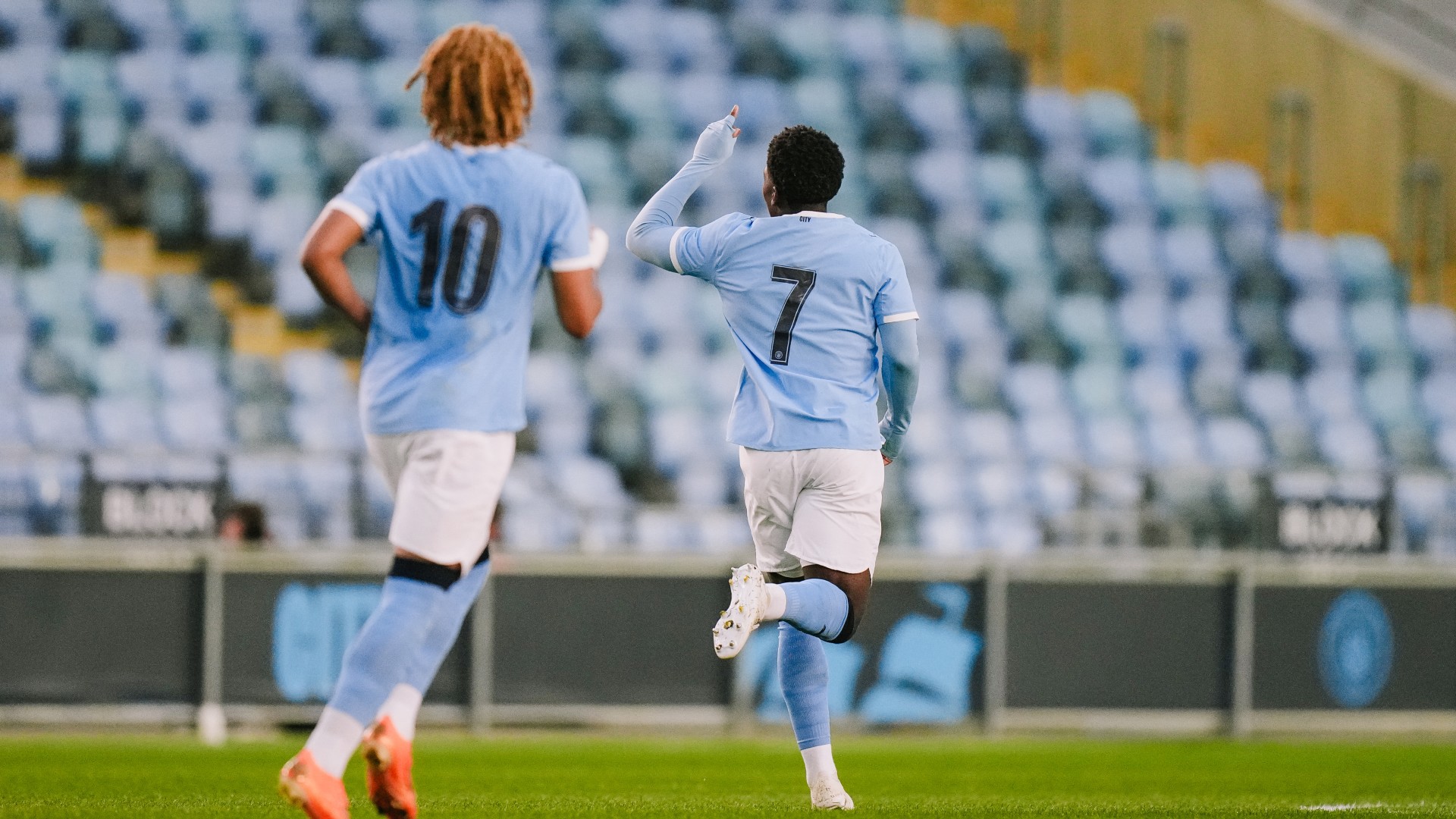 BREAKTHROUGH : Ryan McAidoo equalises for City.